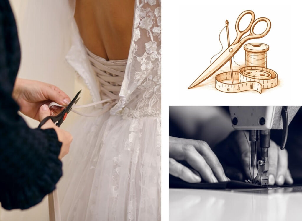 Schneiderei-Atelier in Kassel im "Hochzeitsatelier Kassel"
